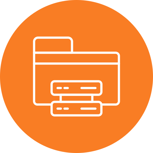 almacenamiento de datos icono gratis