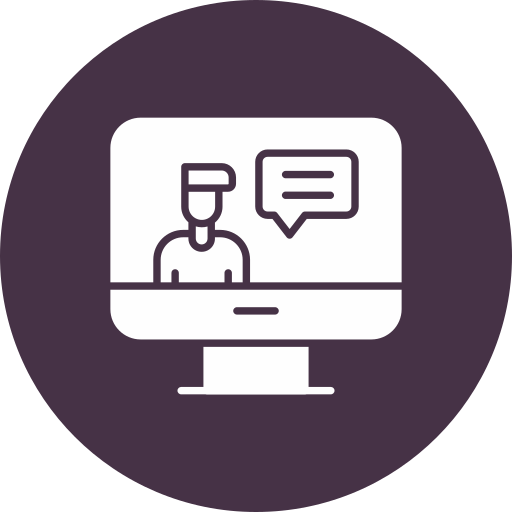 videoconferencia icono gratis