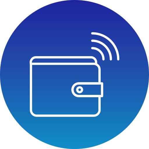 portefeuille électronique Icône gratuit portefeuille électronique Icône gratuit