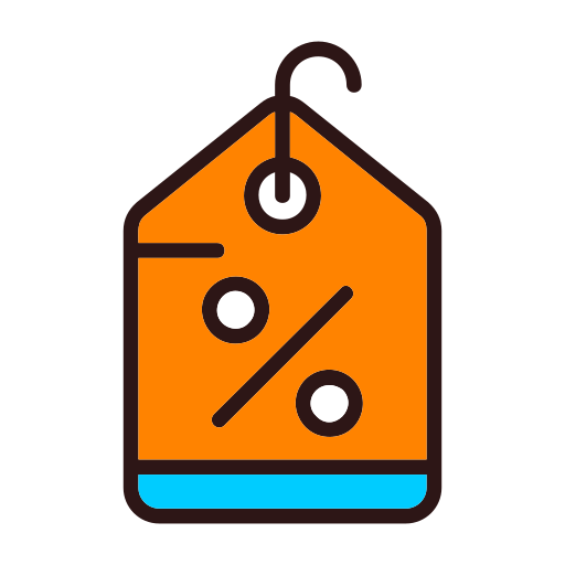 etiqueta de descuento icono gratis