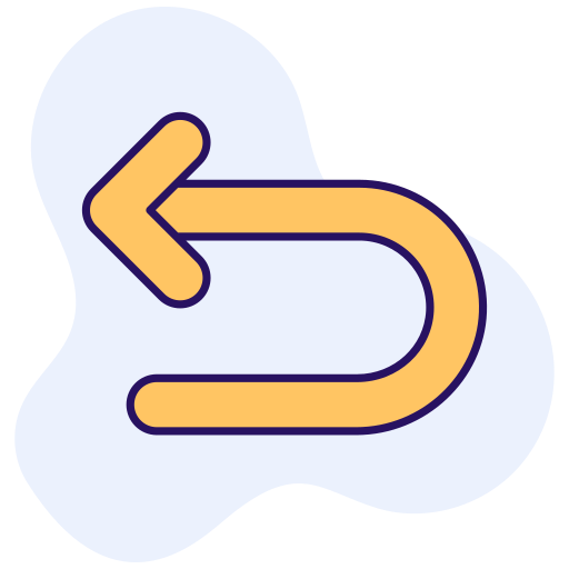 Turn back free icon Turn back free icon