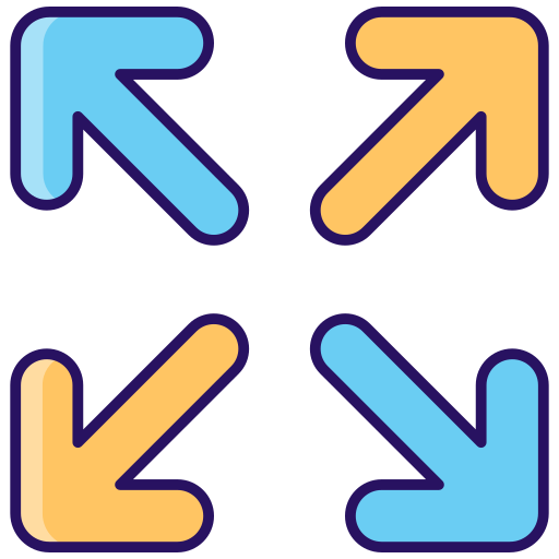 Expand arrows free icon Expand arrows free icon