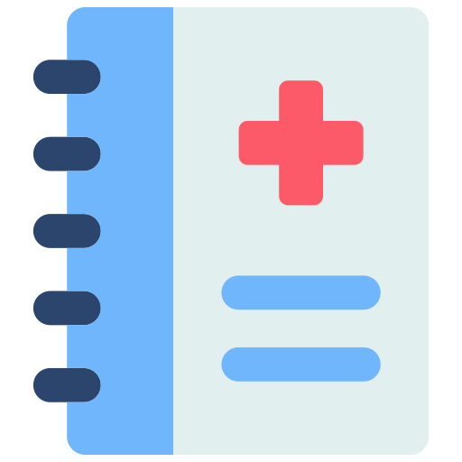 historial médico icono gratis