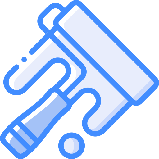 Rodillo de pintura icono gratis