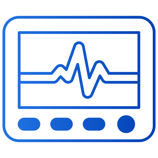 monitor de ecg icono gratis