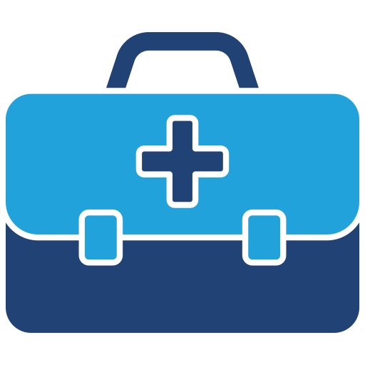 bolsa de médico icono gratis