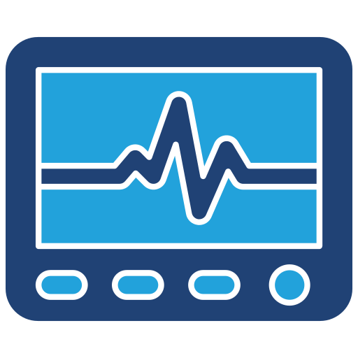 monitor de ecg icono gratis