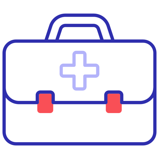 bolsa de médico icono gratis