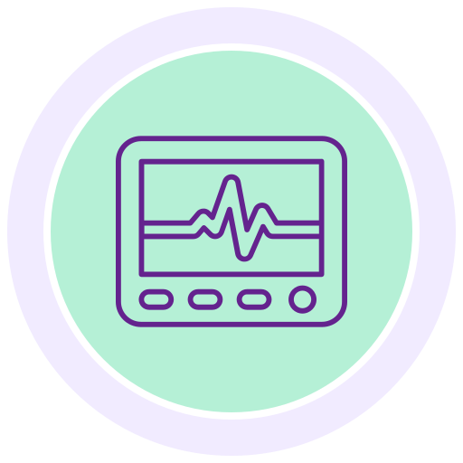 monitor de ecg icono gratis