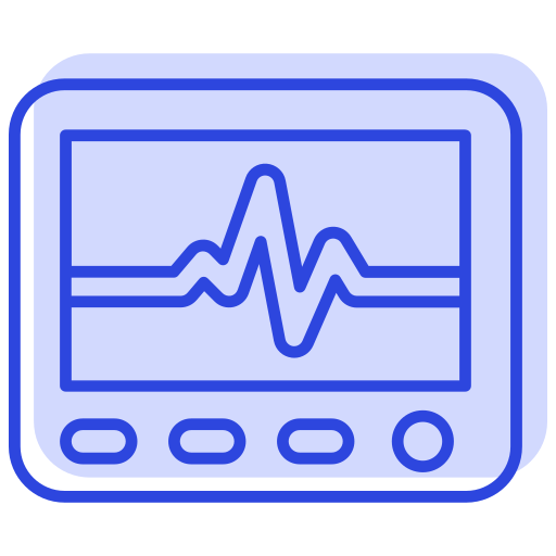 monitor de ecg icono gratis