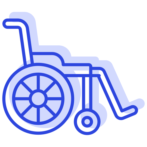 Инвалидная коляска бесплатно иконка