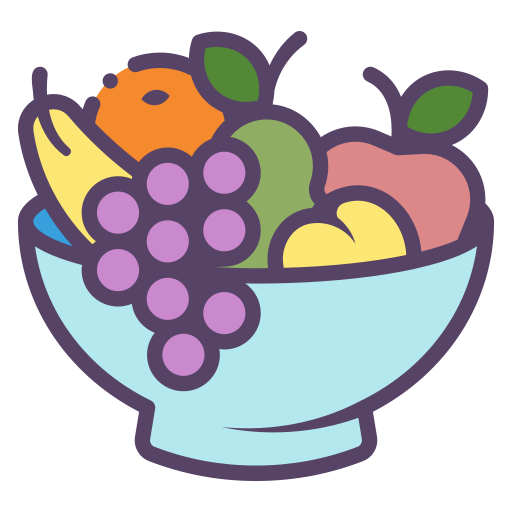 cuenco de frutas icono gratis