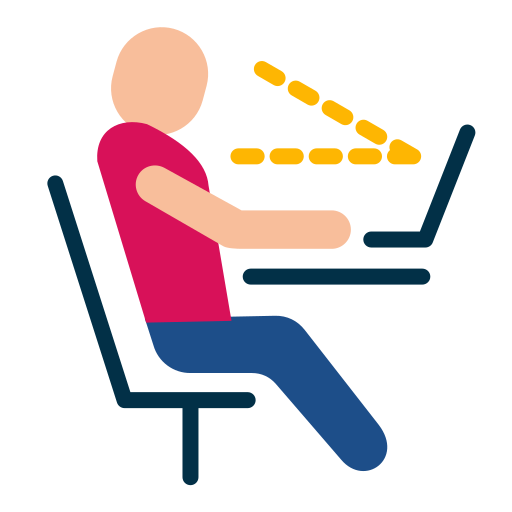 ergonomía icono gratis