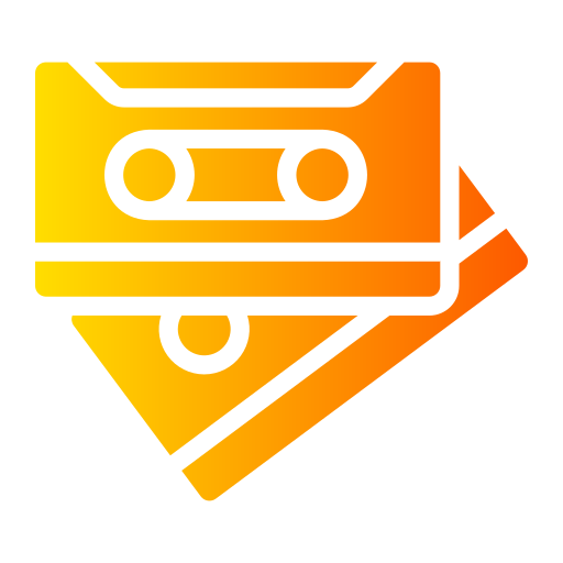 Cassette free icon Cassette free icon