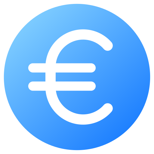 euro icono gratis
