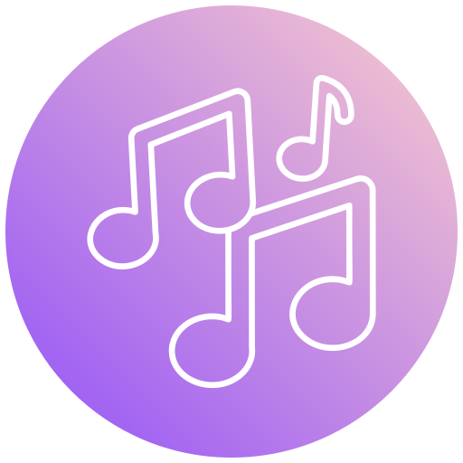 notas musicales icono gratis