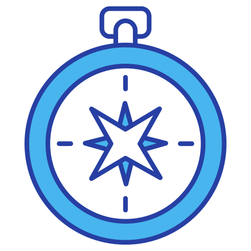 brújula icono gratis