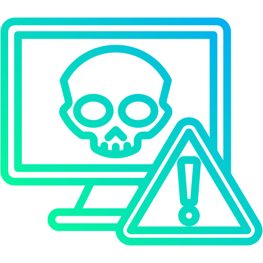 ataque cibernético icono gratis