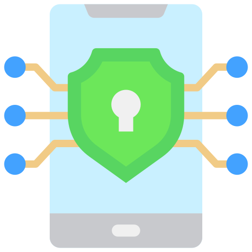 Mobile security free icon Mobile security free icon