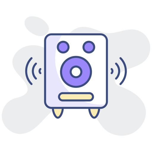 altavoz de audio icono gratis