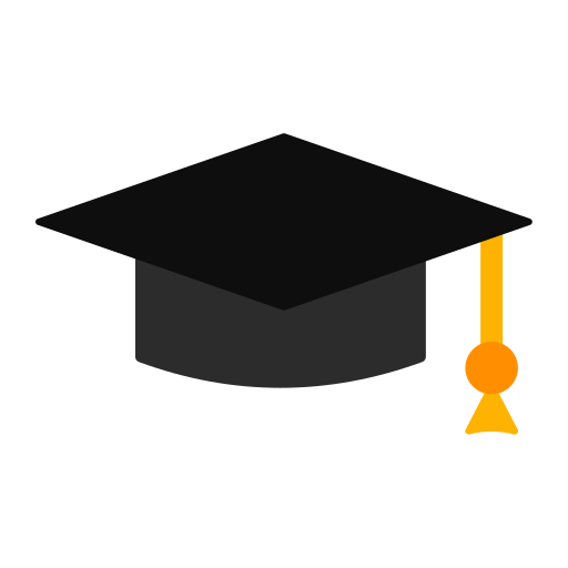 sombrero de graduado icono gratis