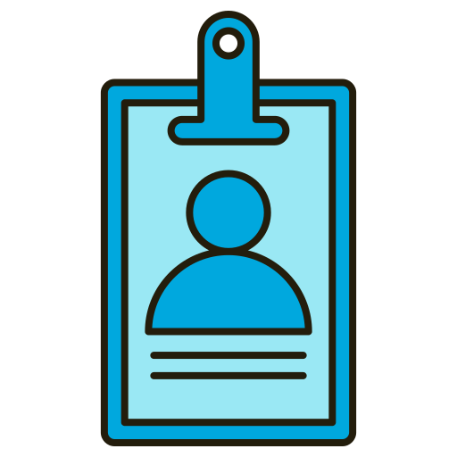 Name tag free icon