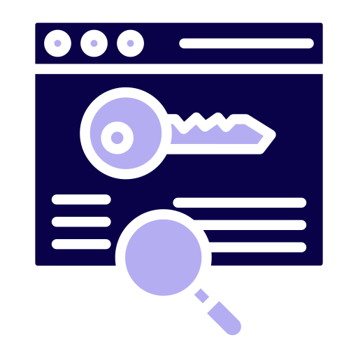 palabra clave icono gratis