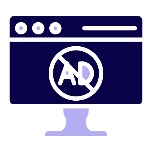 bloqueador de anuncios icono gratis