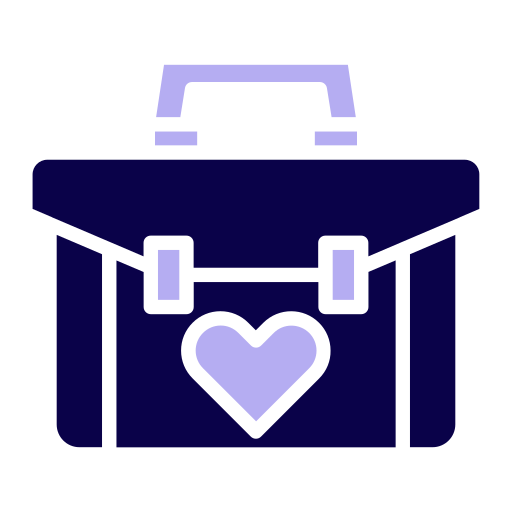 maletín icono gratis