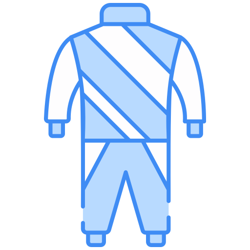 traje de carrera icono gratis