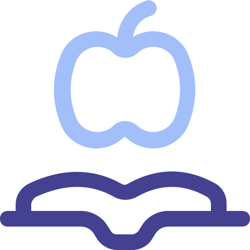 libro de manzana icono gratis