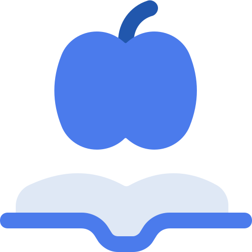 libro de manzana icono gratis