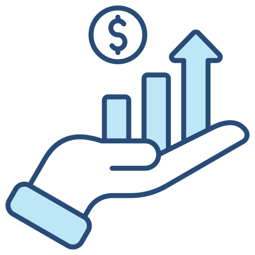 rentabilidad icono gratis