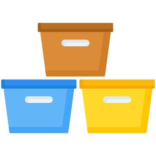 caja de almacenamiento icono gratis