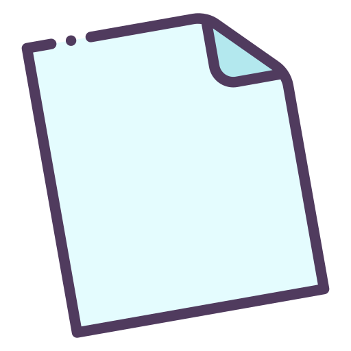 papel en blanco icono gratis