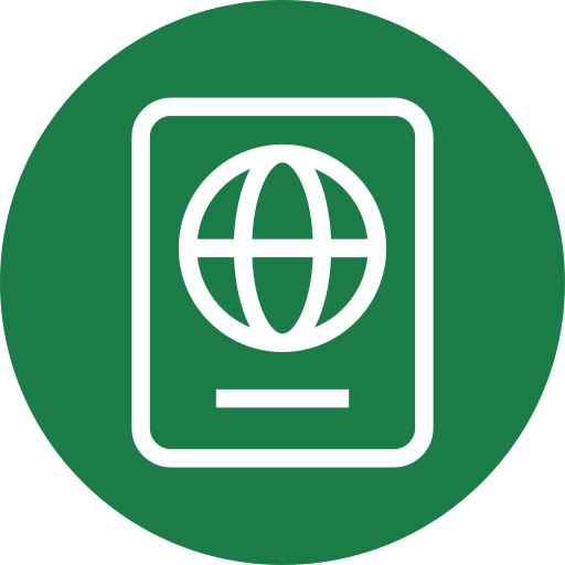 pasaporte icono gratis