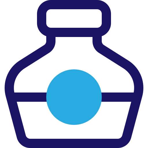 bouteille d'encre Icône gratuit bouteille d'encre Icône gratuit