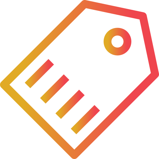 etiqueta de precio icono gratis