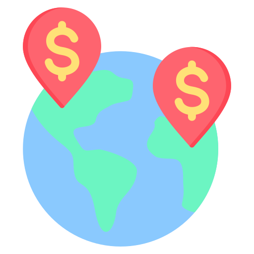 Offshoring free icon