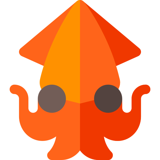 Squid Basic Rounded Flat icon