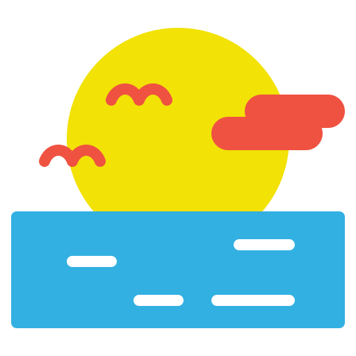 atardecer icono gratis