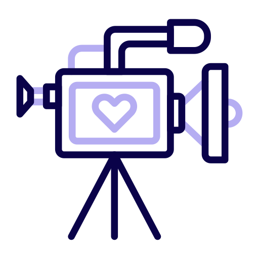 cámara de video icono gratis