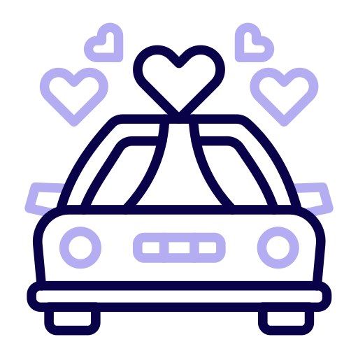 Wedding car free icon Wedding car free icon