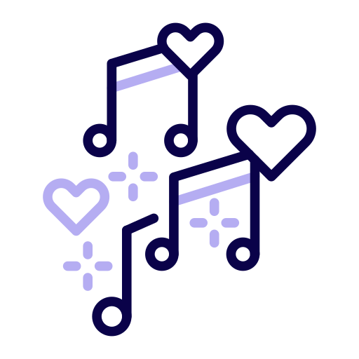 canción de amor icono gratis