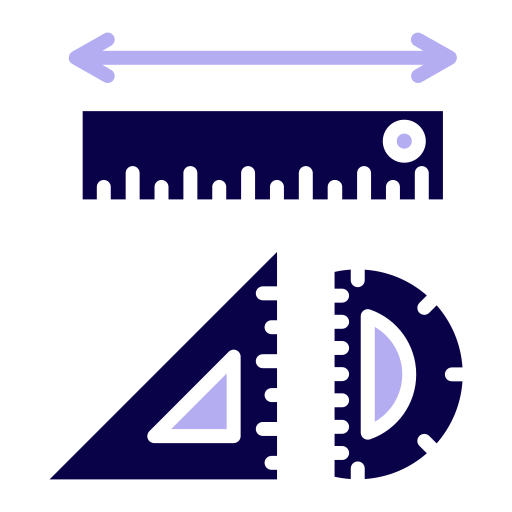 medidas icono gratis