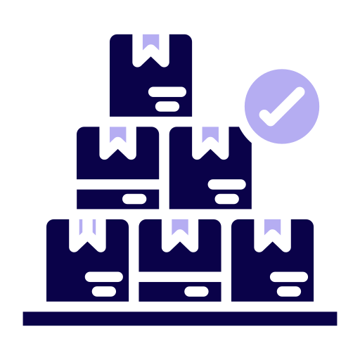 stock disponible icono gratis