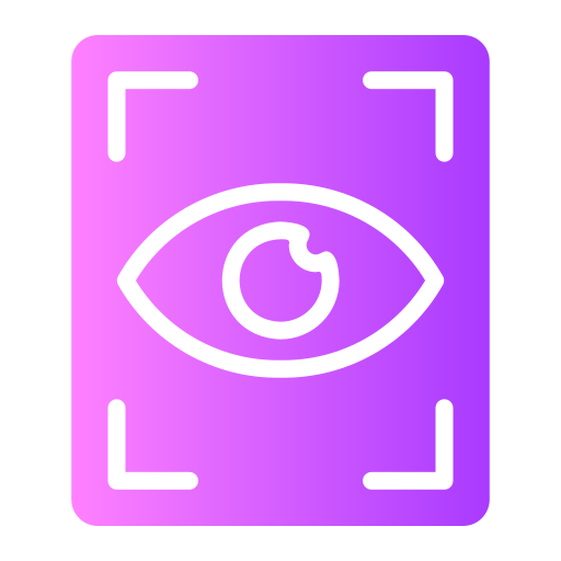 escaneo de retina icono gratis