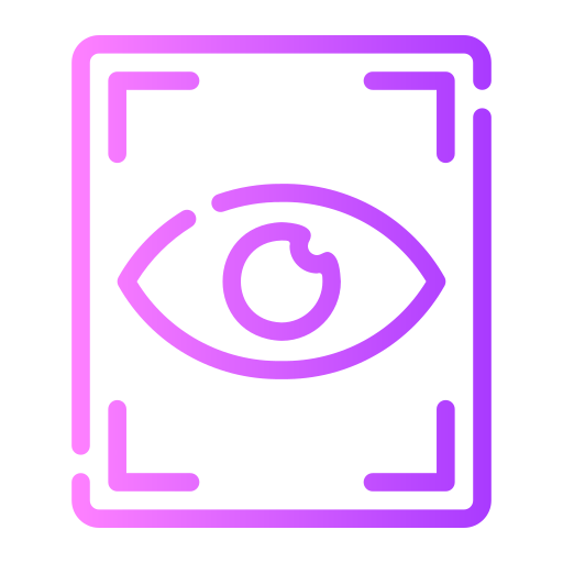 escaneo de retina icono gratis