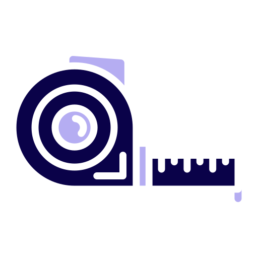 cinta métrica icono gratis