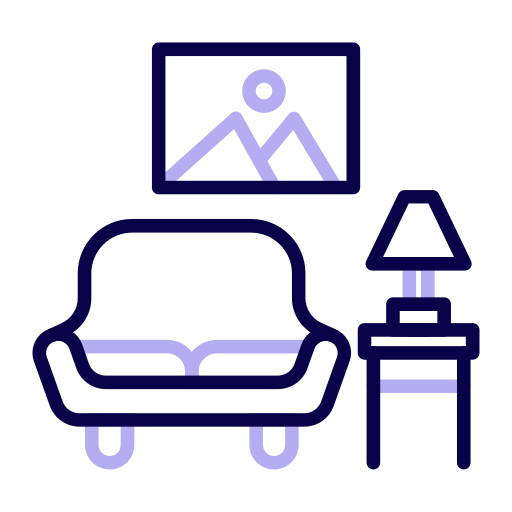 sala de estar icono gratis